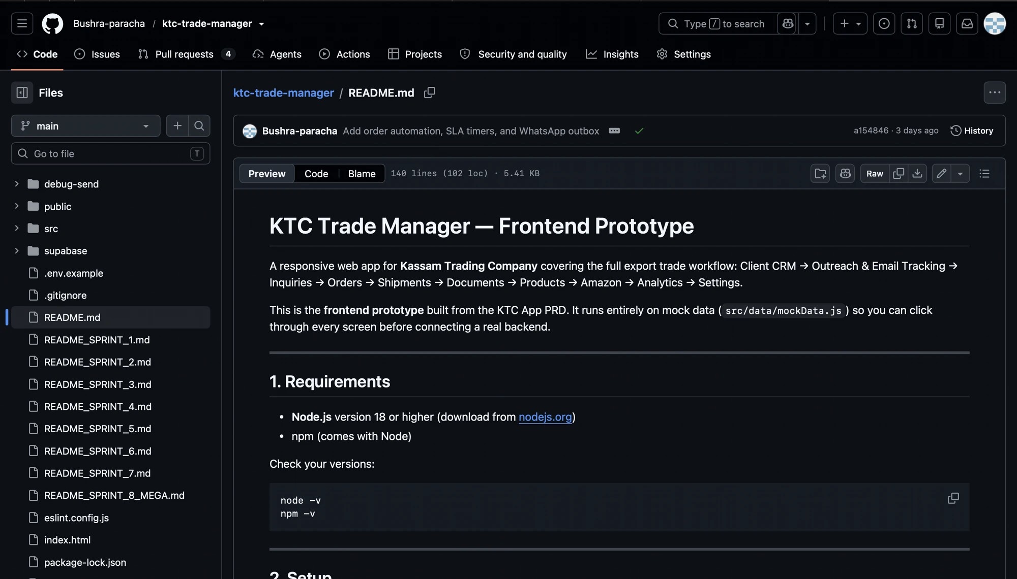 KTC Trade Manager GitHub repository
